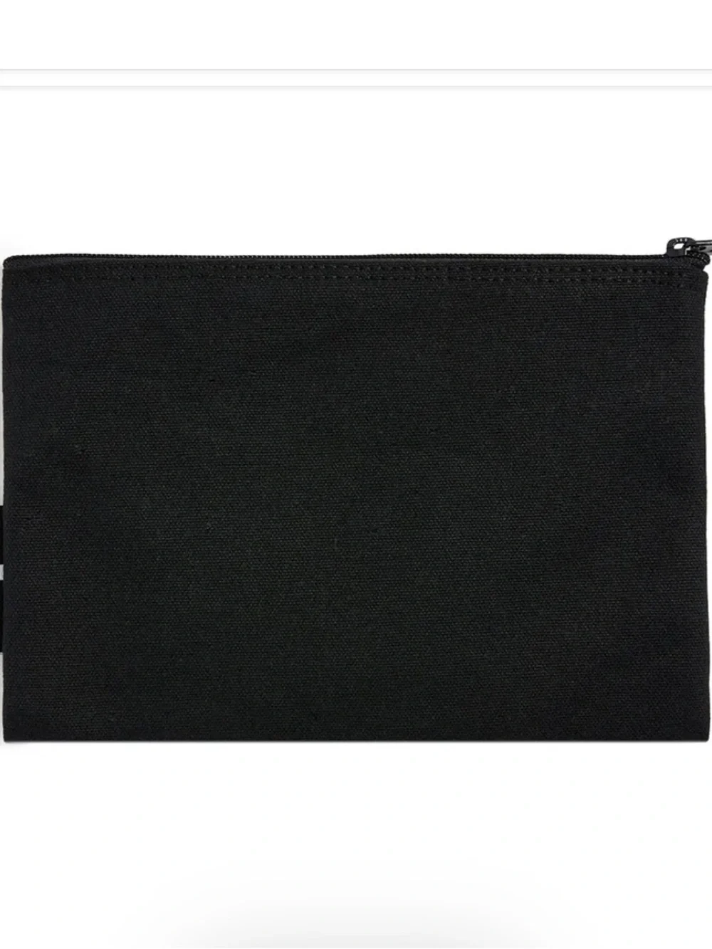 Goth bag by “Out of Print” brand Black Canvas Zip Pouch with Pink Rose Print
